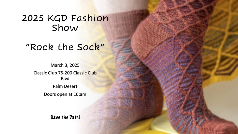 Annual Fashion Show and Knitting Challenge Knitting Guild of the Desert